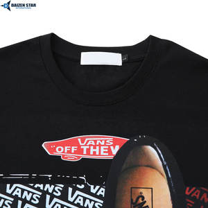 T-shirts personnalisés en gros, 100% coton/polyester, coupe ample, unis, décontractés, écologiques, respirants, OEM, marque privée - Product Image 5