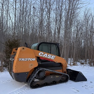 รถตักล้อยางแบบ CASE Skid Steer Loader พร้อมมอเตอร์เกียร์ PLC ปั๊มลูกปืน และเครื่องยนต์หลัก สำหรับงานก่อสร้างประเภทรถตักล้อยาง - Product Image 3