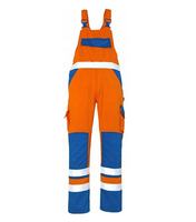 Overoles de Trabajo de Alta Visibilidad para Hombre RICSA INTERNATIONAL, Certificación CE, Detección de Agujas, Franjas Reflectantes Amarillas y Azules, Resistentes al Calor