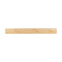 Étagère murale flottante de style farmhouse en bois naturel pour cheminée, capacité de 50 lb, 72 po x 8 po x 5 po