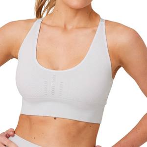 Conjunto de Yoga de 2 Piezas para Mujer, Tallas Grandes, Ropa Deportiva, Spandex/Algodón, Sólido, Ecológico, Reversible, Secado Rápido, Logotipo Personalizado, Venta al Por Mayor - Product Image 4