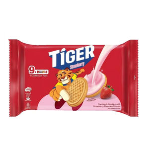 Galletas Tiger Soft Biscuit de 35g con Sabor a Vainilla, Chocolate y Crema de Leche, Opción Saludable, Galletas Energéticas con Textura Crujiente, Caja de Bocadillos para el Desayuno - Product Image 3