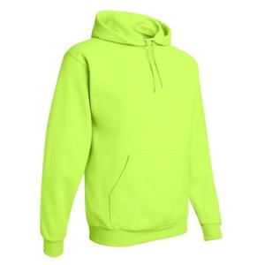 New arrival <b>Men's</b> <b>White</b> Solid Color Pullover Hoodie Casual Long Sleeve <b>Sweatshirt</b> With Kangaroo Pocket Unisex Oversized Blank - Product Image 2