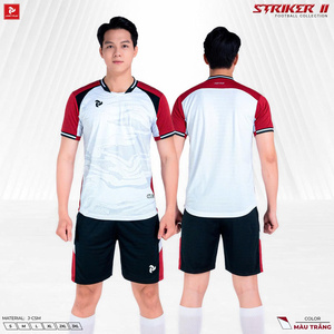 เสื้อฟุตบอลคุณภาพสูงสำหรับทุกเพศ พิมพ์ลายด้วยความร้อนแบบกำหนดเอง ชุดทีมแท้ 100% โพลีเอสเตอร์ ระบายอากาศได้ดี - Product Image 6