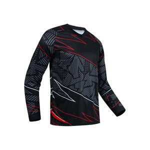 Jersey de Motocross MX para Hombre, Personalizado con Logotipo OEM, Resistente al Viento, Diseño Profesional, Ropa de Carreras de Motos de Alta Calidad - Product Image 3