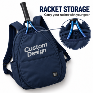 Mochila Personalizada para Raquetas de Squash con Compartimento Frontal Abierto, Bolsillos Laterales, Cierres Dobles y Bolsa para Equipo - Product Image 2
