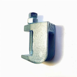 Collier de serrage pour poutre 12 mm en acier galvanisé, collier de serrage robuste pour tube, support de tige filetée, fixation industrielle, quincaillerie de construction - Product Image 3