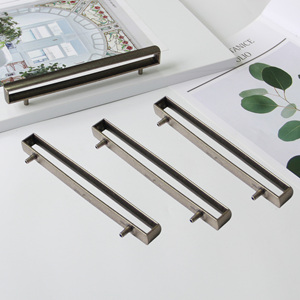 Premium Quality Zinc Alloy Hollow Cabinetry Handles Antique Modern <b>Bar</b> <b>Pull</b> <b>for</b> Kitchen Bedroom Bathroom Furniture Minimalist - Product Image 6