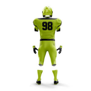 Wholesale Rate American Football Jersey And <b>Shorts</b> Set For Unisex Custom Logo Polyester Material American Football Uniform - Product Image 2