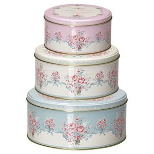 Shabby Chic Floral Metal <b>Storage</b> Box Set Decorative Tin Container for <b>Kitchen</b> Biscuits Sweets Organizer Wholesale Gift Box Jars - Product Image 4
