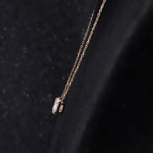 Elegante Collar con Colgante de Diamante Ovalado Cultivado en Laboratorio en Oro de 14K, Oro Rosa, Oro Blanco o Plata de Ley, Certificado por IGI - Product Image 6