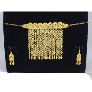 Ramadan spécial dubai ensembles de bijoux en or collier de mariée Martasha ensemble de bijoux indiens Bracelet boucles d'oreilles collier ensembles de bagues - Product Image 1