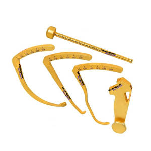 Instrumento ortopédico para ACL y PCL, Juego de 5 piezas de plantillas ACL PCL, Color dorado, Grado hospitalario - Product Image 1