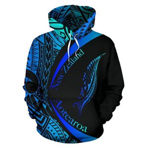 Sweat à capuche personnalisé OEM avec motif polynésien maori sublimé, entièrement imprimé, vêtements de sport à capuche pour les îles du Pacifique - Product Image 3