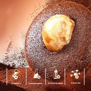 Biscuits croustillants salés aux amandes et chocolat, en sachet, saveur noix de macadamia, spécialités chinoises traditionnelles, vente chaude - Product Image 4