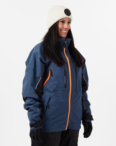 แจ็กเก็ตสกีสำหรับผู้หญิงปรับแต่ง2025ได้, แจ็กเก็ตสกีแฟชั่นกันน้ำกันลมสโนว์บอร์ด - Product Image 2