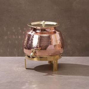 Dispensador de Agua de Cobre Puro de Exportación India de Lujo, Ecológico, con Abertura Superior Amplia para un Almacenamiento Saludable en la Cocina y las Áreas de Comedor - Product Image 2