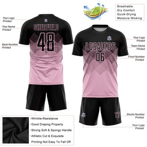 Camisetas de Fútbol Retro de Secado Rápido, Uniformes de Fútbol, Fabricante OEM - Product Image 3