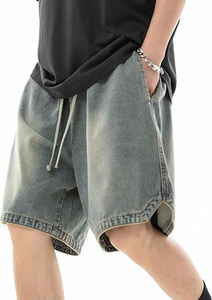 Pantalones cortos de mezclilla rasgados para hombre, a la moda, estilo urbano, informales, ligeros, para verano - Product Image 2