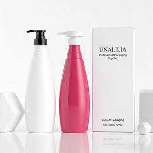 Body Wash Shower Gel Custom Packaging Wholesale Empty 800ml 27oz PET Plastic Pump Bottle Shampoo Hair Care <b>Conditioner</b> - Product Image 3