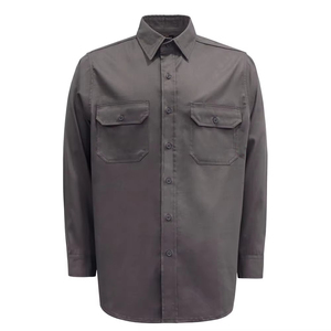 เสื้อเชิ้ตเชื่อมแขนยาวสำหรับผู้ชาย ผ้าฝ้าย 100% ทนทาน ป้องกันเปลวไฟ กันน้ำ พร้อมคุณสมบัติระบายอากาศได้ดี - Product Image 1
