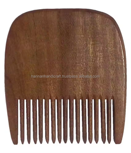 Peigne en bois naturel biodégradable ECO personnalisé en gros, peigne à dents larges en bambou pour usage domestique - Product Image 3