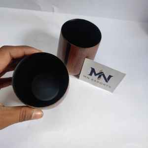 Tasses à thé en bois carbonisé pour boissons chaudes, café, vin, bière - Product Image 6