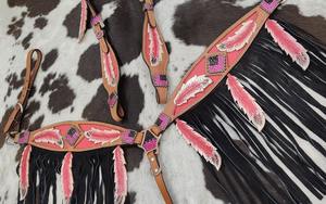 Silla de Montar Occidental de Cuero Genuino de Alta Calidad, Juego de Arreos para Caballos, para Montar en Ranchos, Senderos, Entrenamiento y Uso Diario, Proveedor Indio - Product Image 4