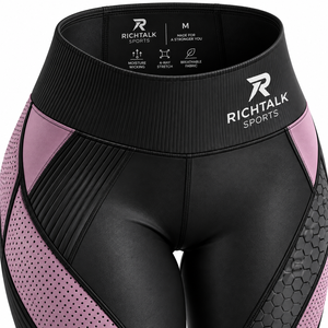 Latest Design Durable Best Material Women Sublimation <b>Leggings</b> High Waist Full Length <b>Mesh</b> Spandex/Polyester Wholesale Low MOQ - Product Image 4