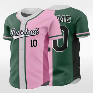 Jersey Baseball Premium Berkualitas Terbaru Custom MOQ Rendah Bahan Bernapas Cetak Digital untuk Dewasa - Product Image 2