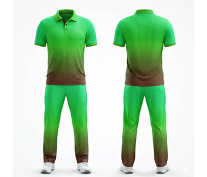 Custom Sublimation <b>Cricket</b> Uniform Set for Professional Teams Men Women Youth <b>Cricket</b> Wears Polo Shirt and Trouser Full Team - Product Image 1