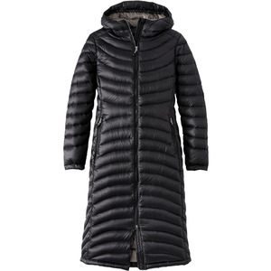 Waterproof Long Women's Duck Down <b>Jacket</b> with Hood and Big Pockets Japanese Korean Style Warm Puffer <b>JACKETS</b> - Product Image 1