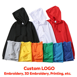 Sudadera con Capucha Personalizada para Hombre, 100% Algodón Tejido, Color Sólido, Logotipo Impreso, Estilo Casual para Otoño, Corte Regular, Diseño con Bolsillo Frontal - Product Image 5