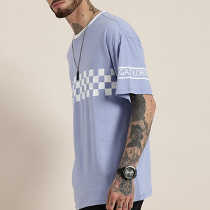 Camiseta de Manga Corta para Hombre, 100% Algodón Italiano, Casual, Lisa, de Secado Rápido, Antiencogimiento, Tejida, Venta al Por Mayor del Fabricante - Product Image 2