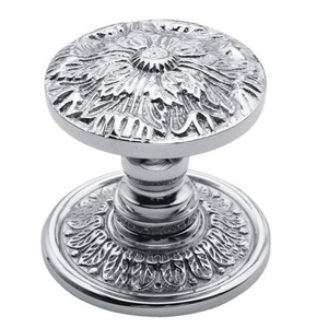 shining Design Solid <b>silver</b> Ball <b>Door</b> Handle <b>Knobs</b> Durable Stylish Antirust Eco-Friendly for Modern Classic Bedroom Hotel - Product Image 1