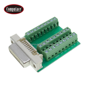 Conector Hembra DVI Computace de 24 Pines, Adaptador DVI con Contactos de Cobre Niquelado, Modelo ZSA2009, Clasificación de 40V, 26-16AWG - Product Image 1
