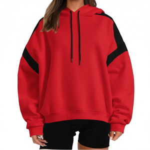 Sudaderas Extra Grandes Personalizadas para Mujer, Invierno 2025, Tejidas, 100% Algodón, Alta Calidad, Transpirables, Secado Rápido, Ecológicas, con Logotipo Frontal - Product Image 1