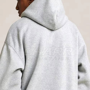 Sweat-shirts pour hommes de haute qualité, décontractés, en tissu polaire mélangé polyester/coton, respirant, séchage rapide, tendance, vêtements d'hiver - Product Image 5