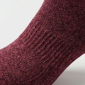Chaussettes pour hommes, couleur unie, en coton tricoté, absorbant la transpiration, pour un usage quotidien en automne, style classique - Product Image 5