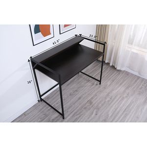 Modern <b>Black</b> <b>Console</b> Table Narrow Entryway and Living Room Foyer Small Couch and Sofa Table Enhances Any Space - Product Image 4