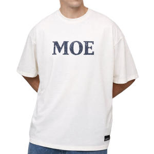 T-shirt pour homme style streetwear, 100 % coton, coupe décontractée, impression de logo personnalisé sur le devant, production en gros - Product Image 1