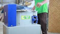 Machine à découper le bambou à deux temps, robuste et haute performance, pour la fabrication de bâtonnets et la production d'agarbati