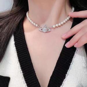 สร้อยคอมุกน้ำจืดหลากหลายสไตล์แบบอู๋หยาง นาแน่ พร้อมจี้เงินแท้ S925 ดีไซน์ยอดนิยมสไตล์ยุโรป - Product Image 3