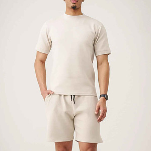 Conjunto de Camiseta y Pantalones Cortos de Verano para Hombre, Estilo Hip Hop, Tela Fresca y Atractiva, de Secado Rápido y Ecológico, Alta Venta - Product Image 5