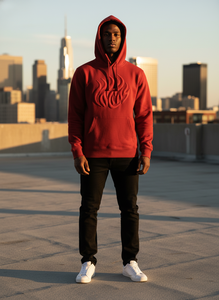 Wholesale Custom 500GSM Heavyweight 3D Puff Print Hoodie Women Oversized Drop Thick Fleece Acid Wash Pullover Blank Sweatshirt - Product Image 5