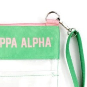 <b>Clear</b> Stadium Tote Bag Green Bundle Transparent Shoulder <b>Handbag</b> with Snap Closure Reusable Concert Sports Event - Product Image 2