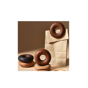เครื่องซีลถุงขนมโดนัทไม้เนื้อแข็ง งานฝีมือไม้คุณภาพสูง อุปกรณ์ครัวทำมือ ไม้กระถินณรงค์ สำหรับซีลถุงบรรจุภัณฑ์ - Product Image 1