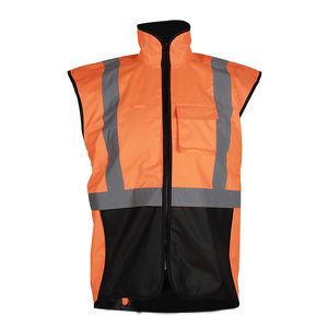 Chaleco de Seguridad para Hombre, Diseño Personalizado, Cuello Alto, Sin Mangas, Reversible, Transpirable, de Lona Impermeable, Precio de Fábrica, Venta al Por Mayor - Product Image 3