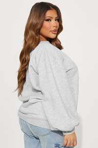 Wholesale Women Oversized Sweatshirt Casual Streetwear Pullover <b>Top</b> Custom Fashion Apparel Supplier USA Market - Product Image 4