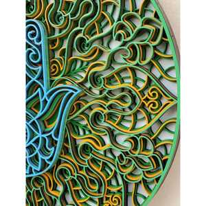 Lucky Hamza Mano de Fátima Colgante de Pared - Product Image 2